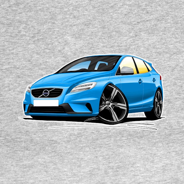 Volvo V40 R-Design Blue by y30man5